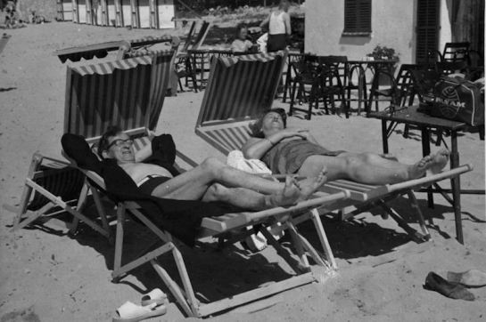 Jane and Max on beach in N Wales001