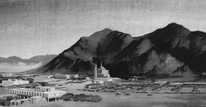 Perspective of the proposed town of Little Aden