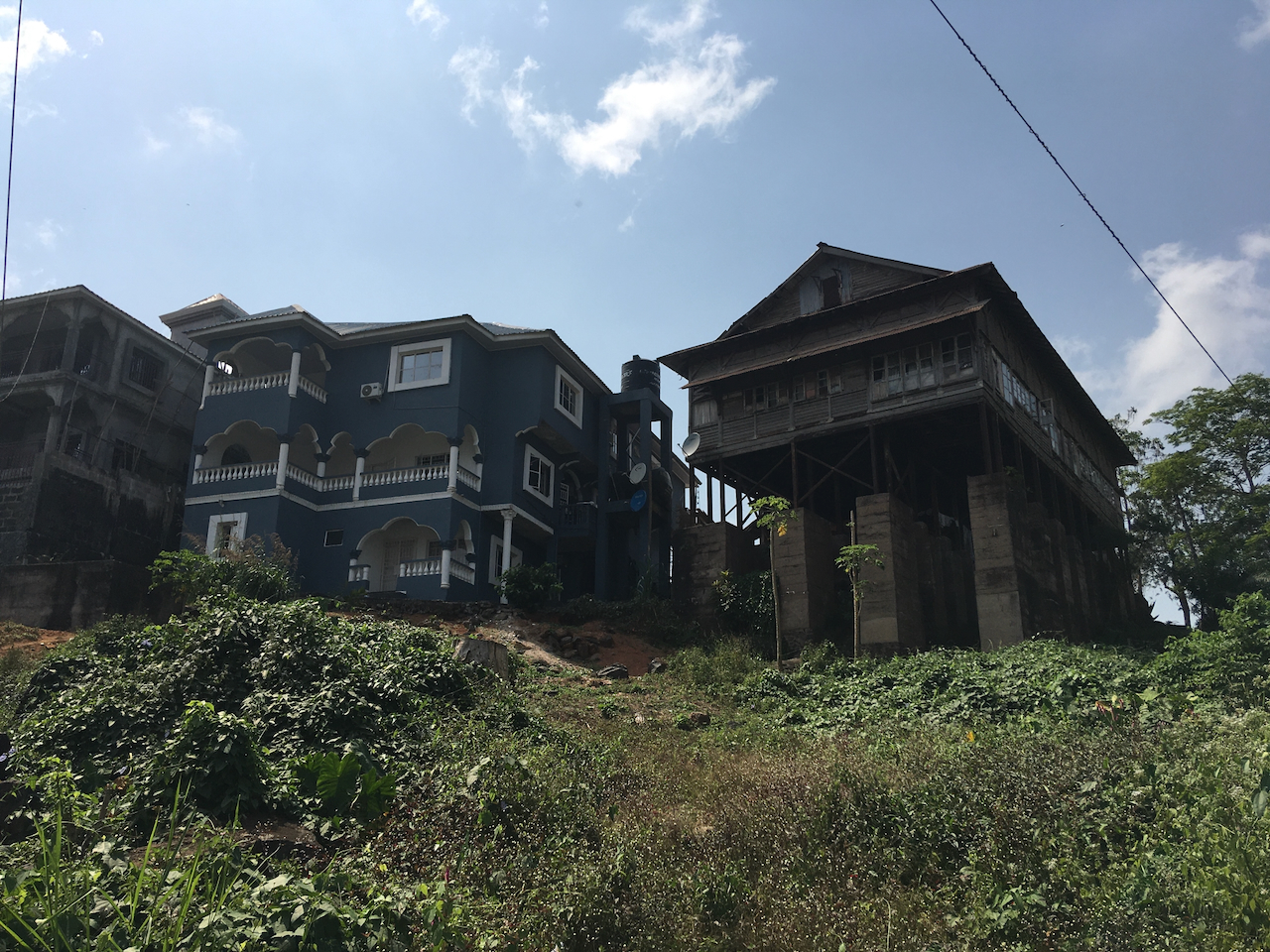 Hill Station Colonial Period Housing in Freetown, Sierra Leone
